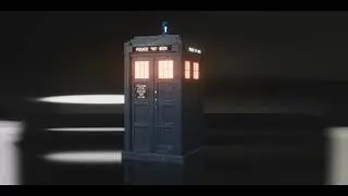 Tardis Exterior Model Material/Lighting Test | Blender 'Eevee' Engine