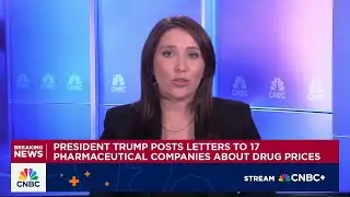 Trump posts letters to 17 pharmaceutical companies about drug prices