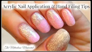 💅 DIY Acrylic Nails for Beginners Tutorial and Hand Filing Tips 💅✔