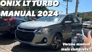 Chevrolet Onix LT Turbo Manual 2024 - A versão MANUAL mais completa do Onix para 2024!! (4K)
