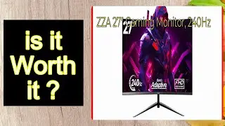 ZZA 27 Gaming Monitor -  240Hz Features - Important Information