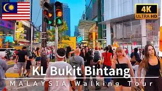 4K Malaysia Walk 🇲🇾 Kuala Lumpur Bukit Bintang - Evening Streets & Urban Vibes | July 2026