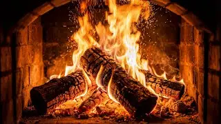 8-Hour Fireplace ASMR 🔥 Crackling Fire Sounds for Sleeping & Studying