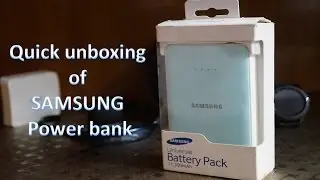 Samsung Power Bank EB-PN915BWEGIN 11300mAh Quick Unboxing