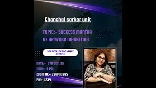 Success Mantra of Network Marketing II Debodyutee Sarkar