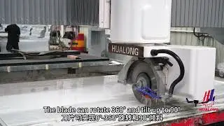 Hualong HKNC bridge saw for marble granite countertop cutting machine ceramic cnc cutting machine
