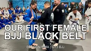 Surprise Promotion | Our First Female Black Belt - Chela Tu | Beacon MMA | G13 Brazilian Jiu-Jitsu