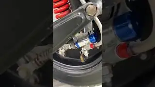 Pemasangan rem hidrolik di vespa