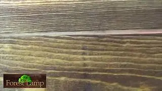 Forest Lamp - браширование / состаривание сосны и лиственницы. В чём разница?