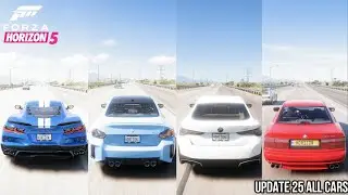 FORZA HORIZON 5 SERIES 25 ALL CARS TESTING TOP SPEED + SOUND TEST | NEW UPDATE 25