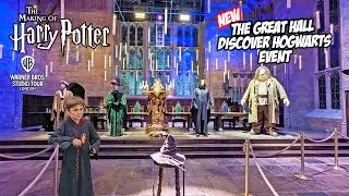 Get Sorted in The Great Hall | NEW Discovering Hogwarts Event | Harry Potter Studio Tour (May 2023)