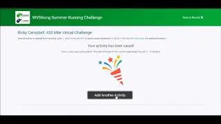 WVStrong Challenge &mdash; отправка ваших миль
