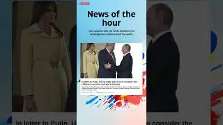 Breaking News: In letter to Putin, US first lady asks him to consider the children in push #letter