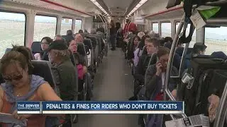 Penalties and fines for riders who don't buy RTD A-Line tickets