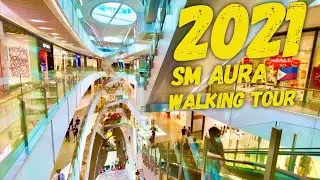 Пешеходная экскурсия по торговому центру SM Aura Premier Mall 2021 в Бонифасио Глобал Сити Тагиг