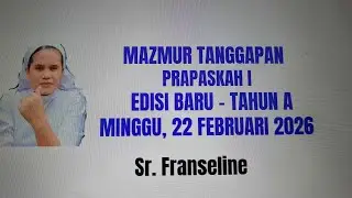 Edisi Baru Mazmur Tanggapan Prapaskah I Tahun A, Minggu 22 Februari 2026