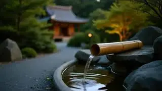 Serene Horizons ASMR Mix: Zen Bamboo Water Fountain for Deep Sleep & Insomnia Relief