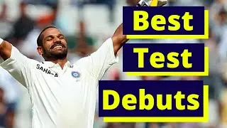 10 of the BEST Test Cricket DEBUTS