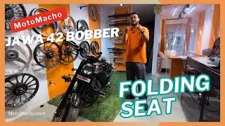 Jawa 42 Bobber Folding Seat | Installation + Price, Jawa 42 Bobber | Price #jawa42bobber #jawabikes 