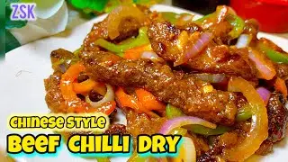 Stir Fry Beef Chilli Dry Recipe | Beef Chilli Recipe |Quick Easy and Delicious Dry Beef Chilli