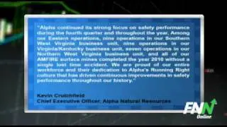 Alpha Natural Resources Topped Q4 Estimates, Top Line Up 11%