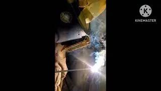 Cs matel 12 inch dia pipe full welding tricks #walding #longvideo #viralvideo #pipelining 