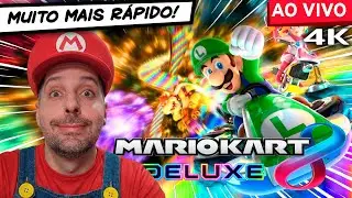 🔴 MARIO KART 8 Deluxe! Muita Velocidade 200cc Primeira Vez Jogando (Gameplay 4K)