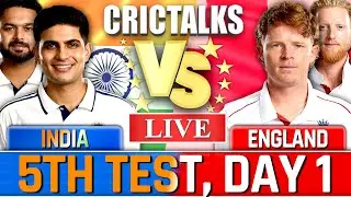 IND vs ENG Live Match Today, 5th Test, India vs England, Cricket Match Team Scores & Commentary