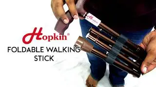 HOPKIN ADJUSTABLE FOLDING WALKING STICK