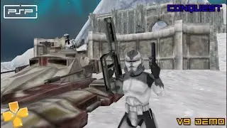 Star wars battlefront 2 PSP gameplay | Anthonybf2's psp mod V9 demo | Rhen Var: Harbor