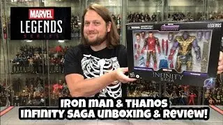 Iron Man & Thanos Infinity Saga Marvel Legends Unboxing & Review!