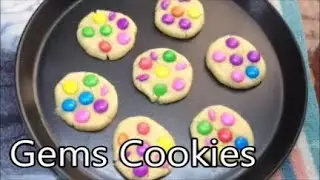 Gems Cookies/Eggless Gems Cookies