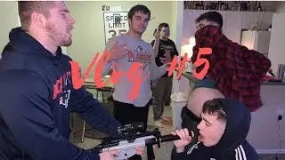 MITCH GAVE ME A HAIRCUT!? (Air-Soft Guns & Pancakes) Vlog #5