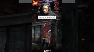 hacker or ping issue? 👀 #deadbydaylight #gaming #gameplay