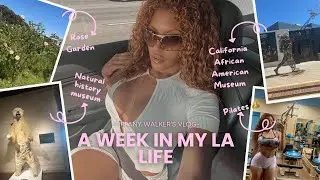 Exploring Los Angeles Museums + Pilates & Matcha Tasting | Tiffany Walker Vlog