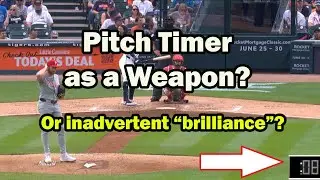 Using the Pitch Clock as a Weapon?? #mlb