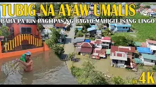 WALKING IN FLOODED AREAS IN BULACAN - WITH DRONE FOOTAGE