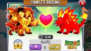 NEW BREEDING: Corrupted Flame Dragon & Flaming Rock Dragon | DRAGON CITY 2022! 😱