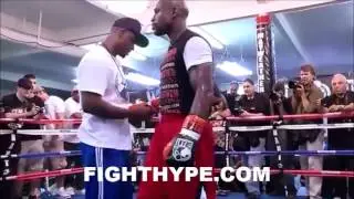 FLOYD MAYWEATHER NON-STOP 25-MINUTE WORKOUT FOR CANELO ALVAREZ (AUGUST 28, 2013)