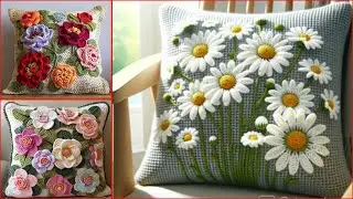 Beautiful Crochet Cushion Designs | Cozy& Artistic Home Decor#design #crochet#cushion