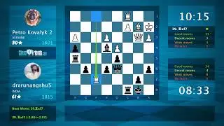 Ukraine 🇺🇦 Chess Grandmaster, Lost match convert to win🏆on Tough endgame fighting, 😁✌💪👊