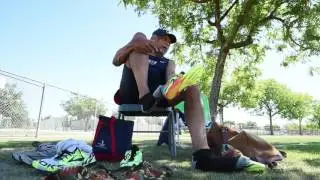 86-year-old Don Cheek of Clovis, the fastest 100-meter sprinter in the country in his age group