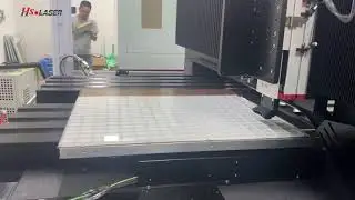Glass Laser Cutting Machine with Double Working Table 600 x 700 mm Glass Cutting Production