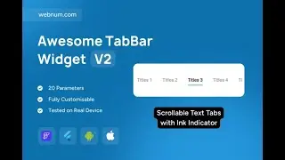 FlutterFlow TabBar Widget ✨ #flutterflow #tabbar #widget
