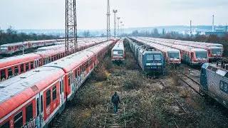 Dozens of trains are abandoned here... (Urbex)