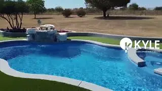 Pool Turf Install