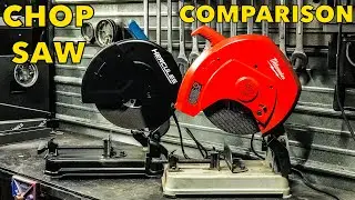Hercules Chop Saw vs Milwaukee Chop Saw - 15 Amp Chop Saw Comparison