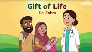 Gift🎁 of Life /Dr.Zahra . #cartoon #ai #story #3d #doctor . 