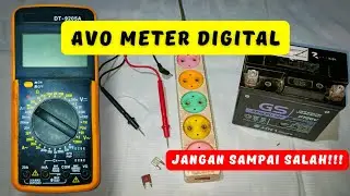 Cara Pakai AVO Meter Digital || Simpel & Cepat! (Pemula Wajib Tahu)