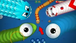 worms zone magic worm hungry epic moments #worms #wormszone #wormszoneio #slithersnake